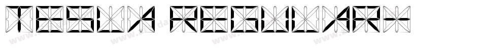 TESLA Regular字体转换
